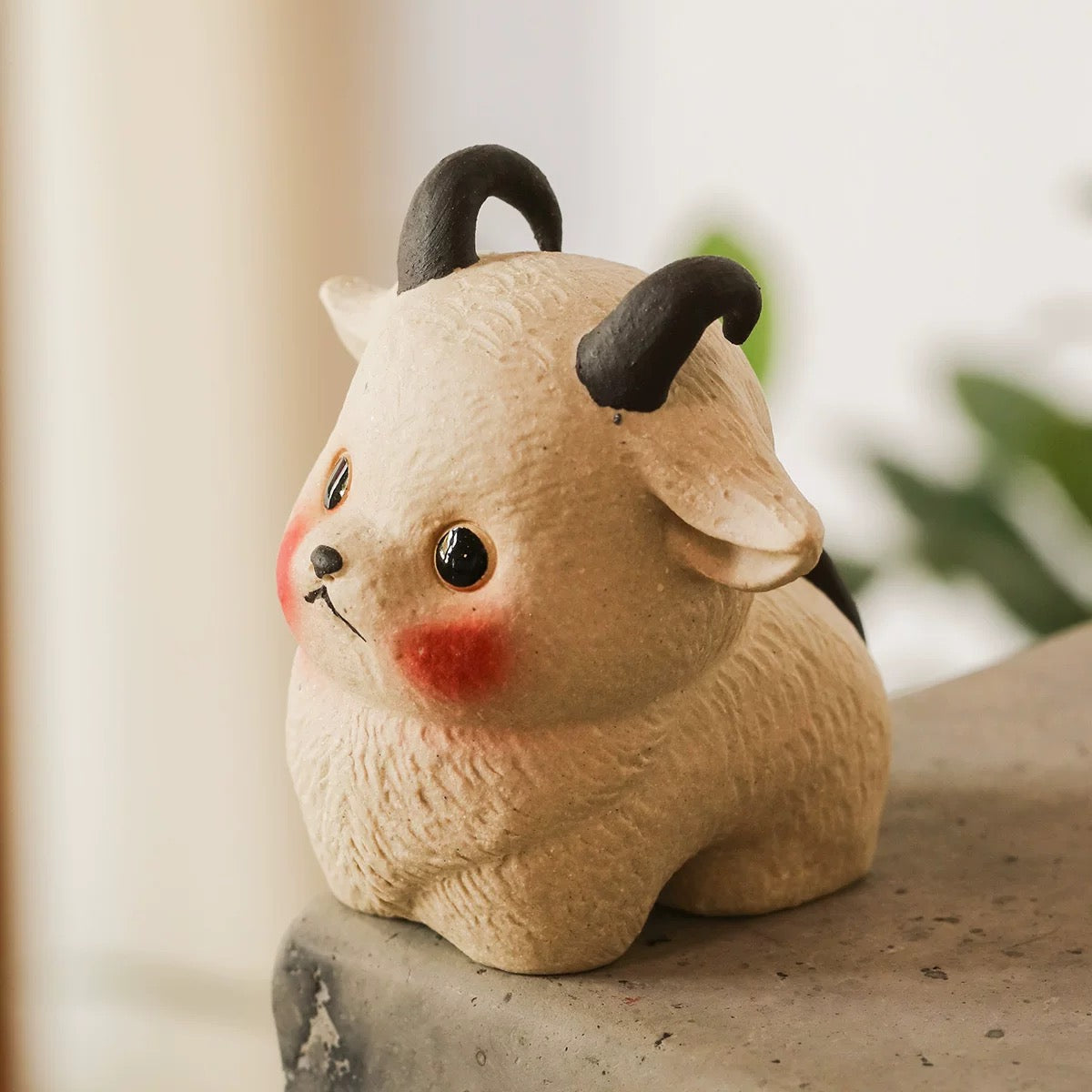 Cute Little Lamb tea pet