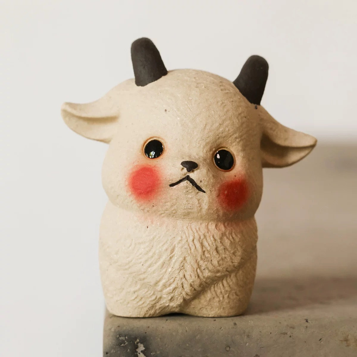 Cute Little Lamb tea pet