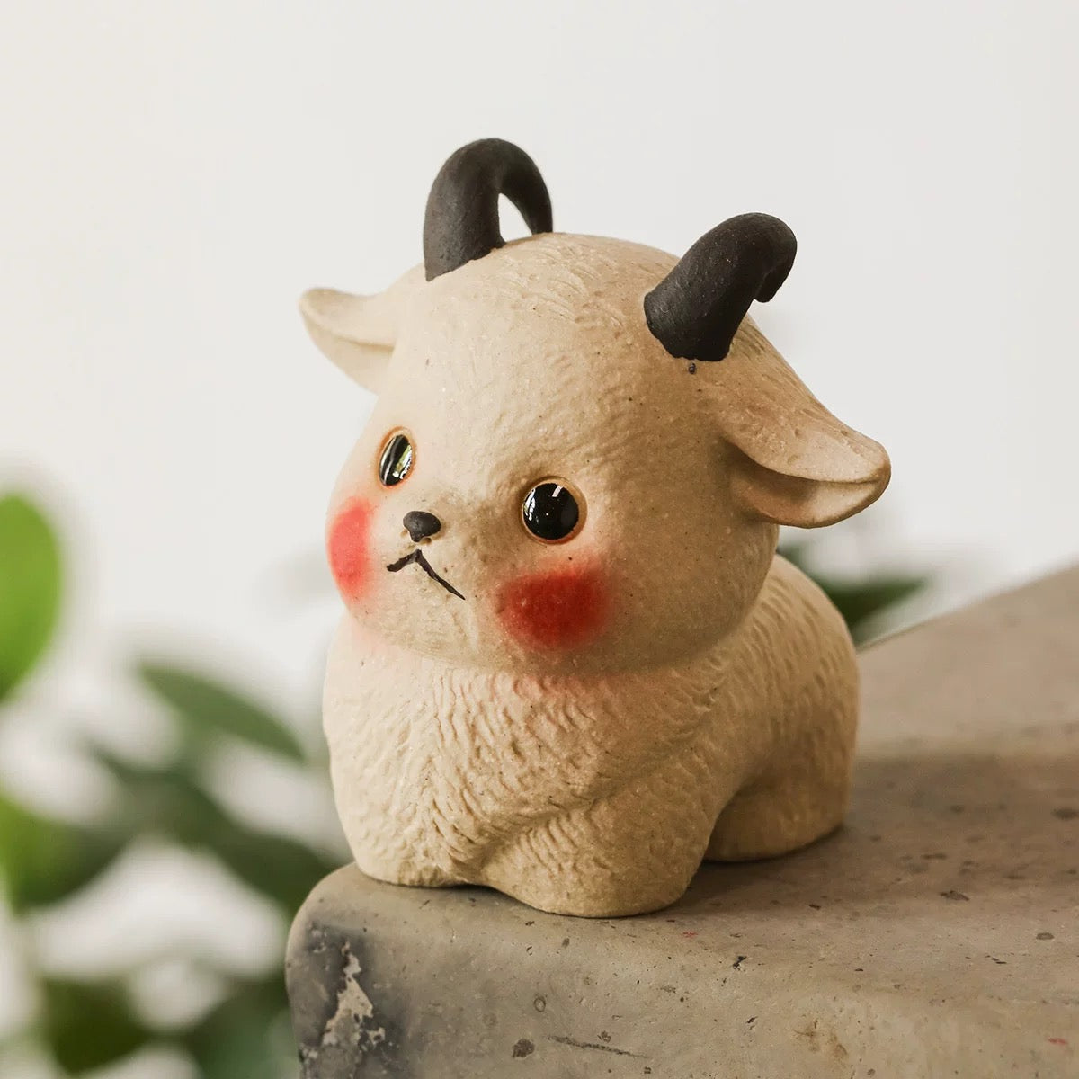 Cute Little Lamb tea pet