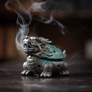 Dragon Turtle incense burner