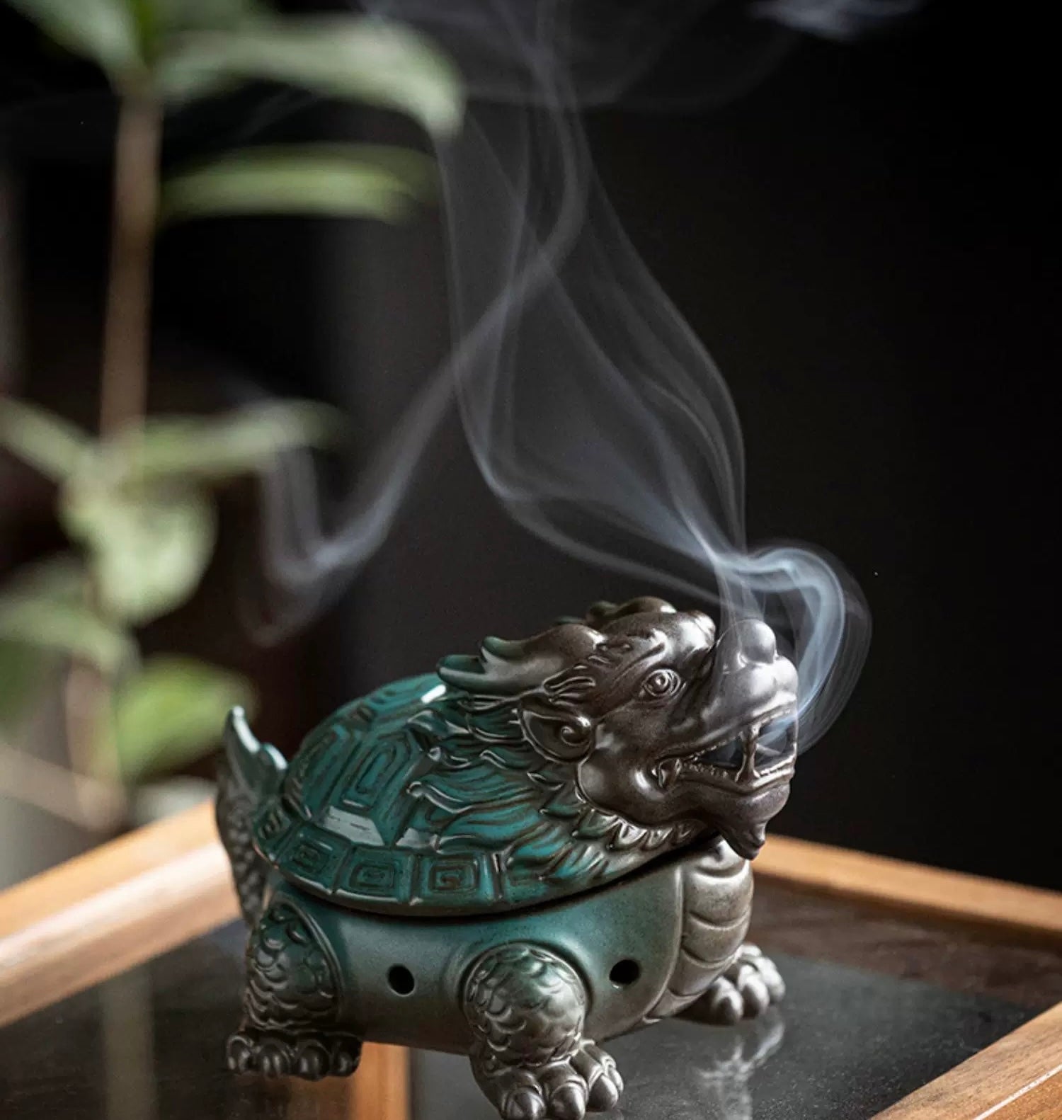 Dragon Turtle incense burner