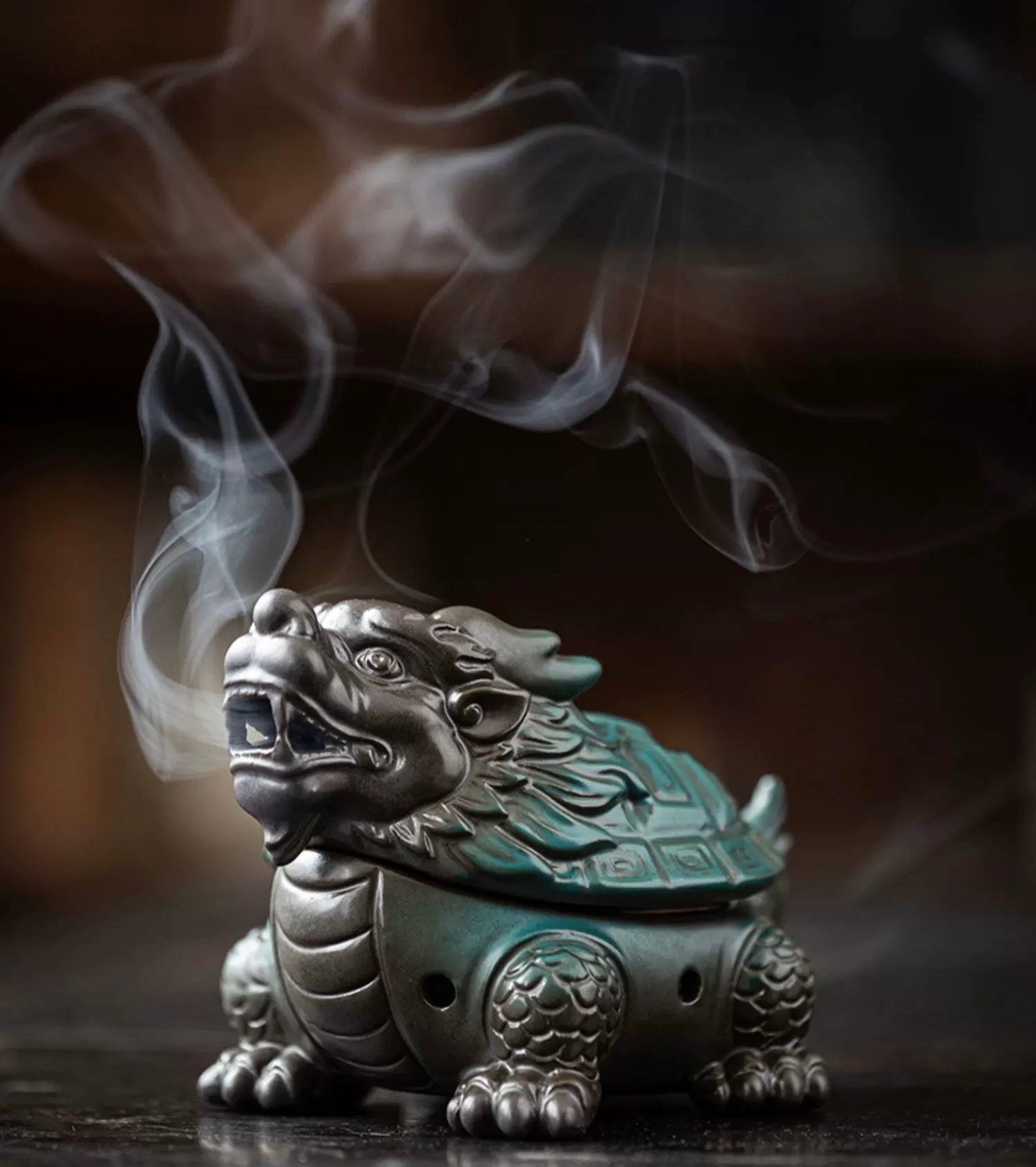 Dragon Turtle incense burner