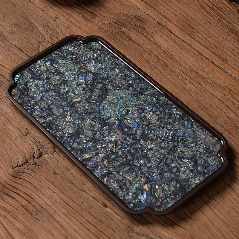Mother-of-pearl Inlaid Light Luxury tea tray