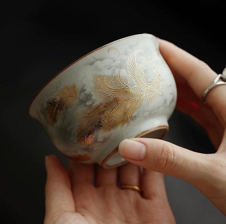 Dragon And Phoenix teacup