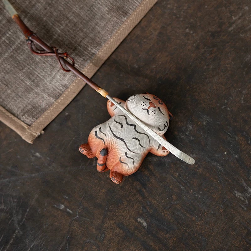 Bathing tiger tea pet