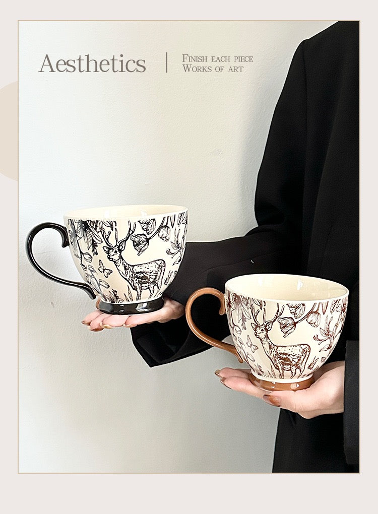 Deer In The Forest mug