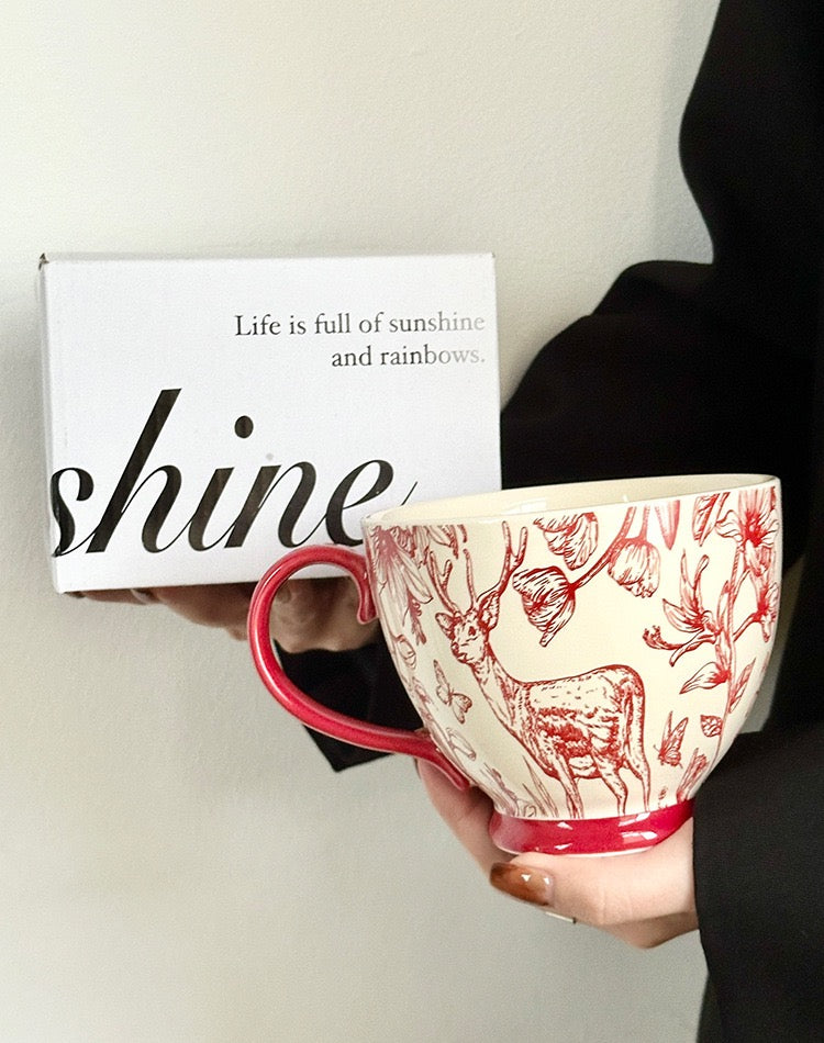 Deer In The Forest mug
