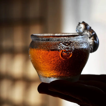 Glassy Cat teacup