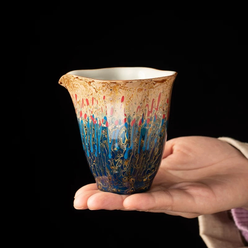 Blue Pattern fair cup