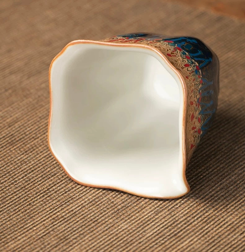 Blue Pattern fair cup