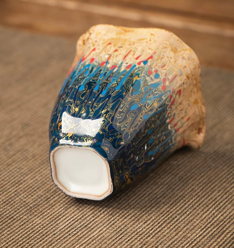 Blue Pattern fair cup