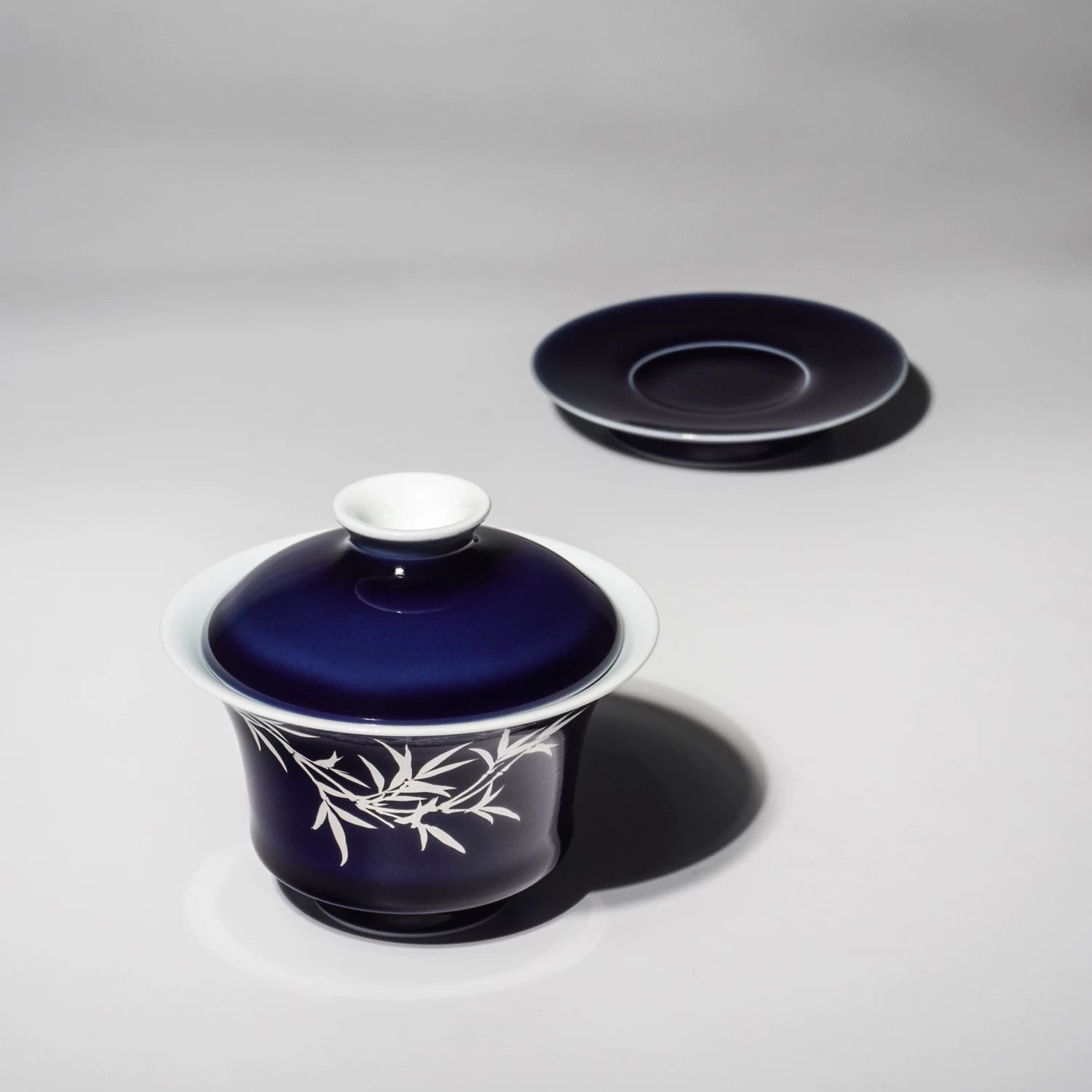 Hand-Painted Blue Glaze gaiwan