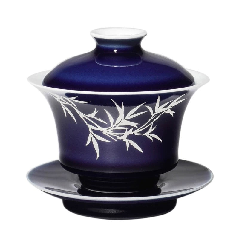 Hand-Painted Blue Glaze gaiwan