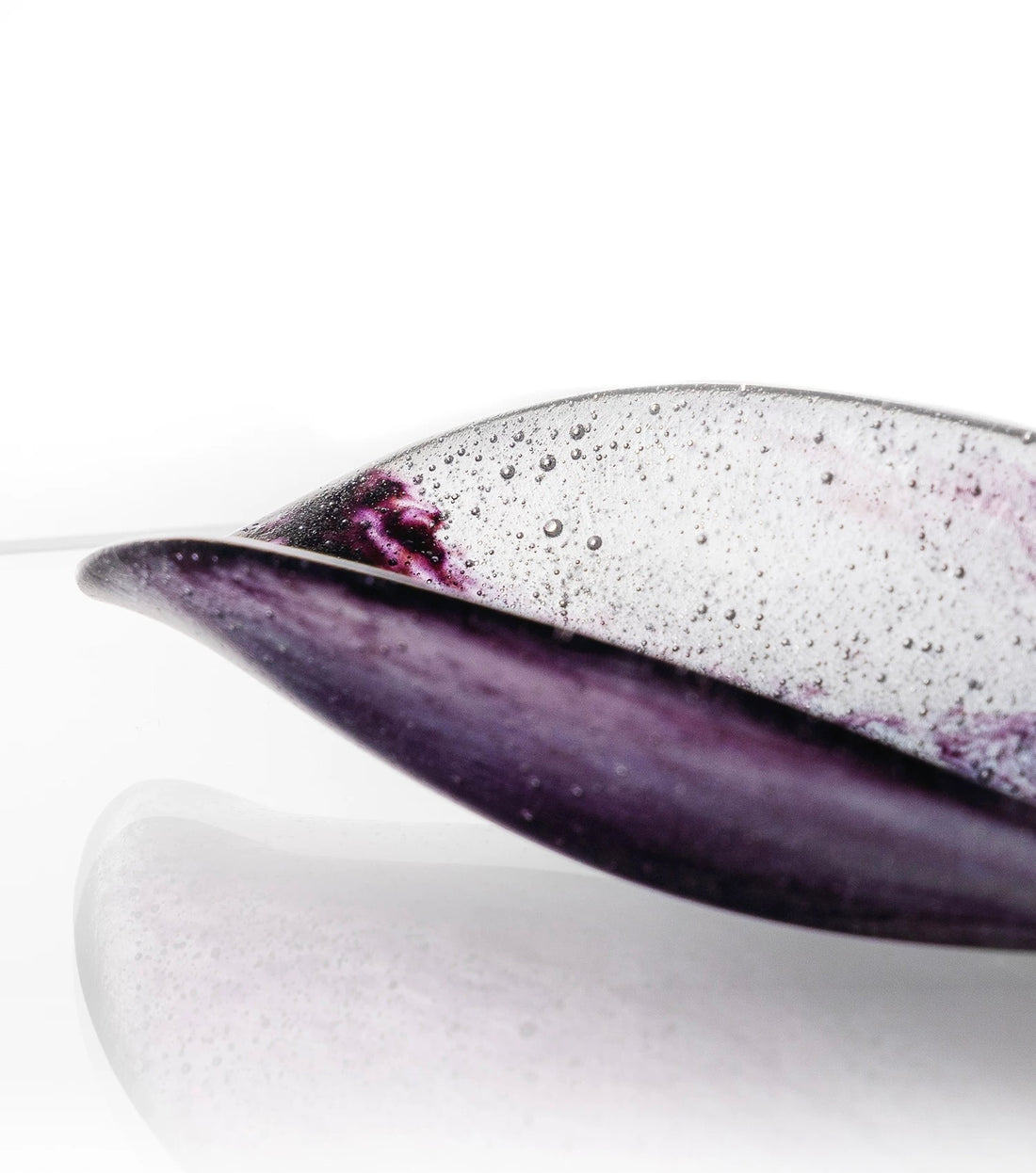 Blue And Purple Glass tea scoop