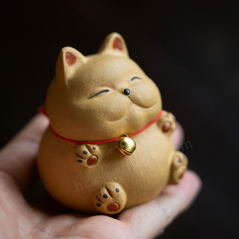 Mini Maneki Neko tea pet