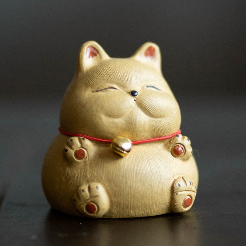 Mini Maneki Neko tea pet
