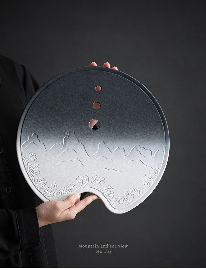 Mountain And Sea tea tray