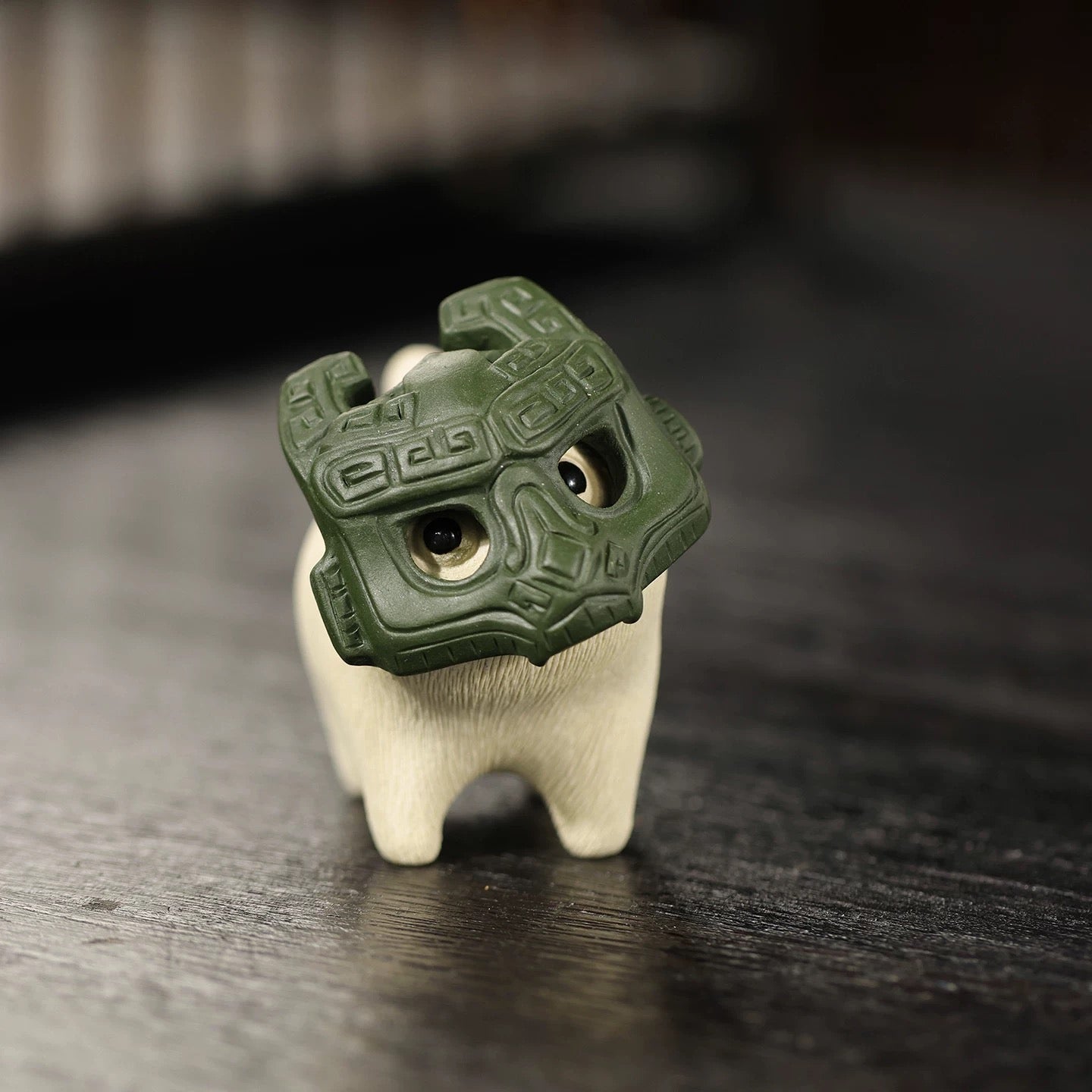 Masked Kitten tea pet