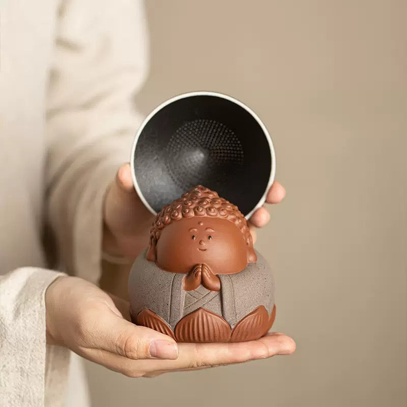 Cute and chubby tea pet