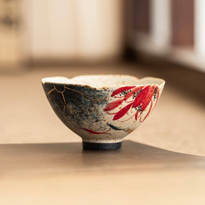 Blue And White Flint teacup