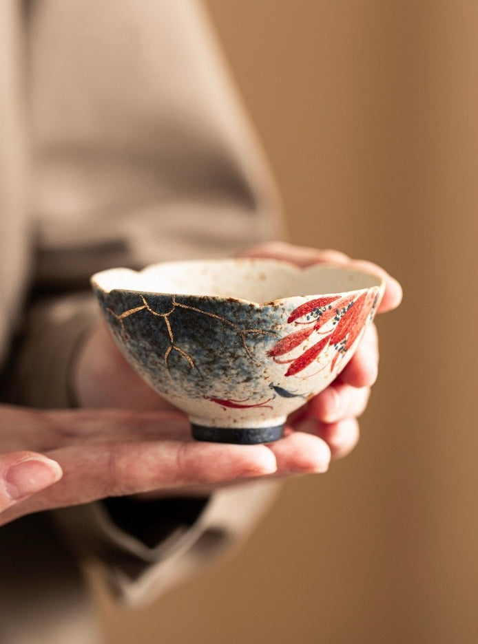 Blue And White Flint teacup