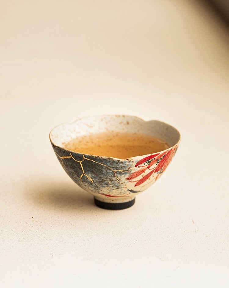 Blue And White Flint teacup