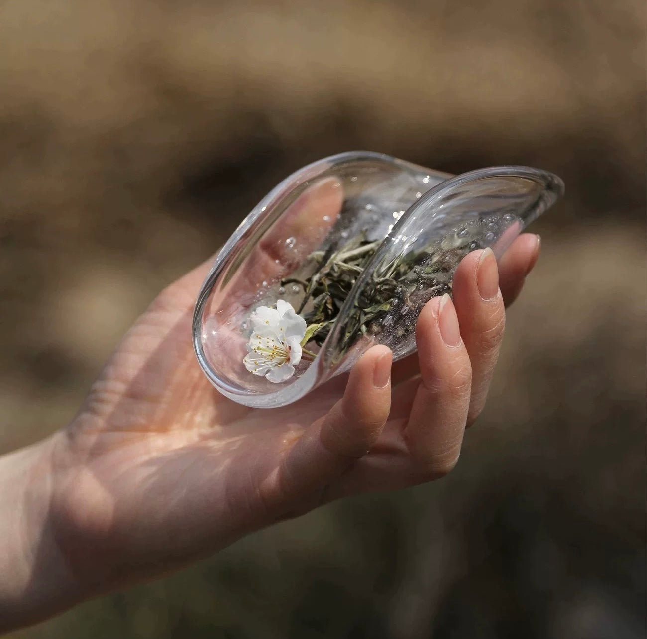 Bubble Glass tea scoop