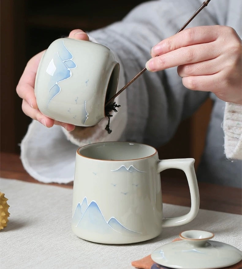 Green Mountains mug