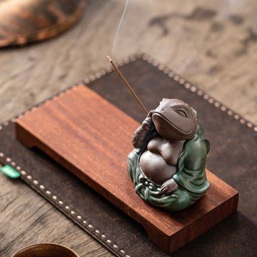 Master Frog incense burner
