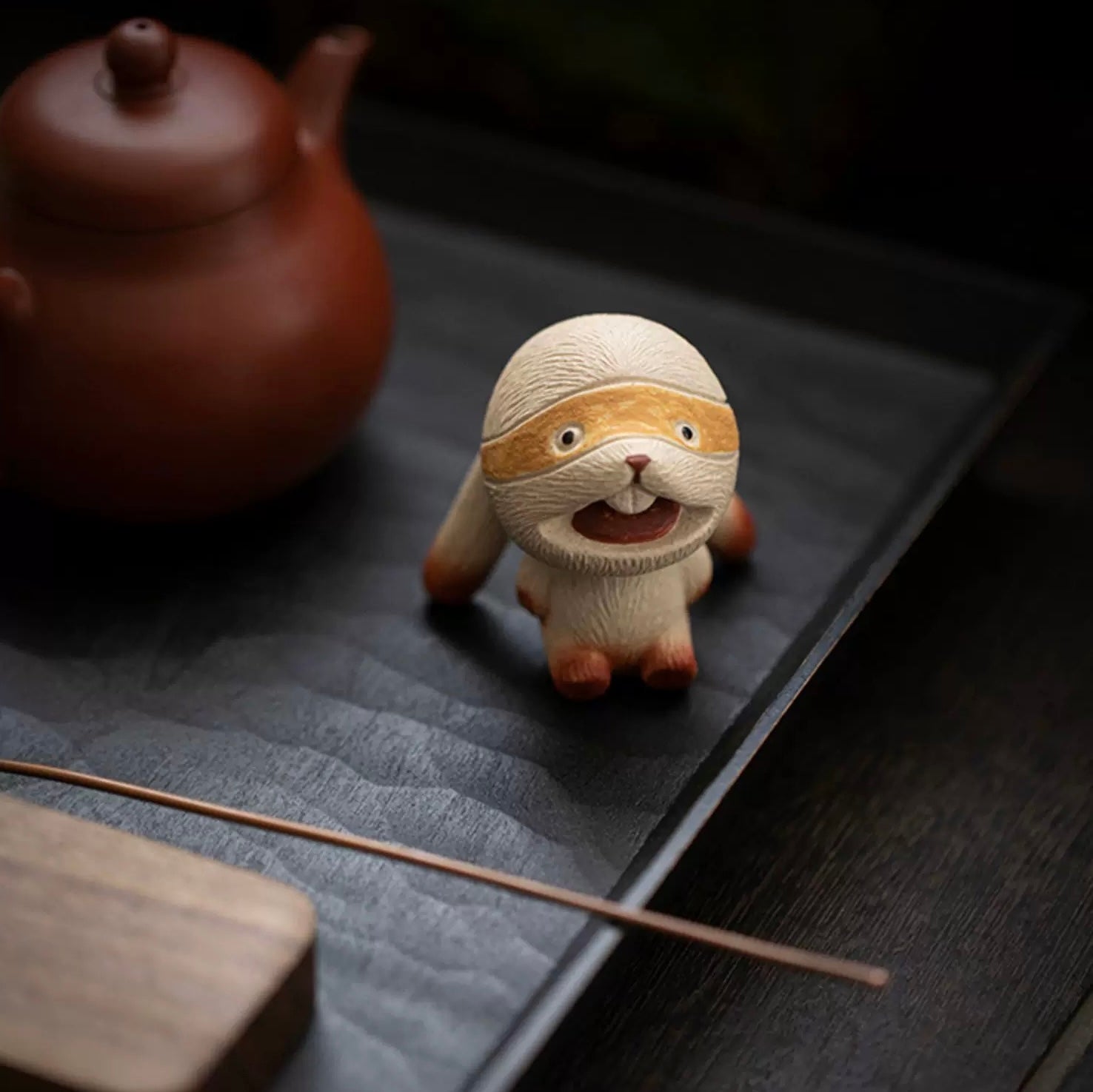 Ninja Rabbit tea pet