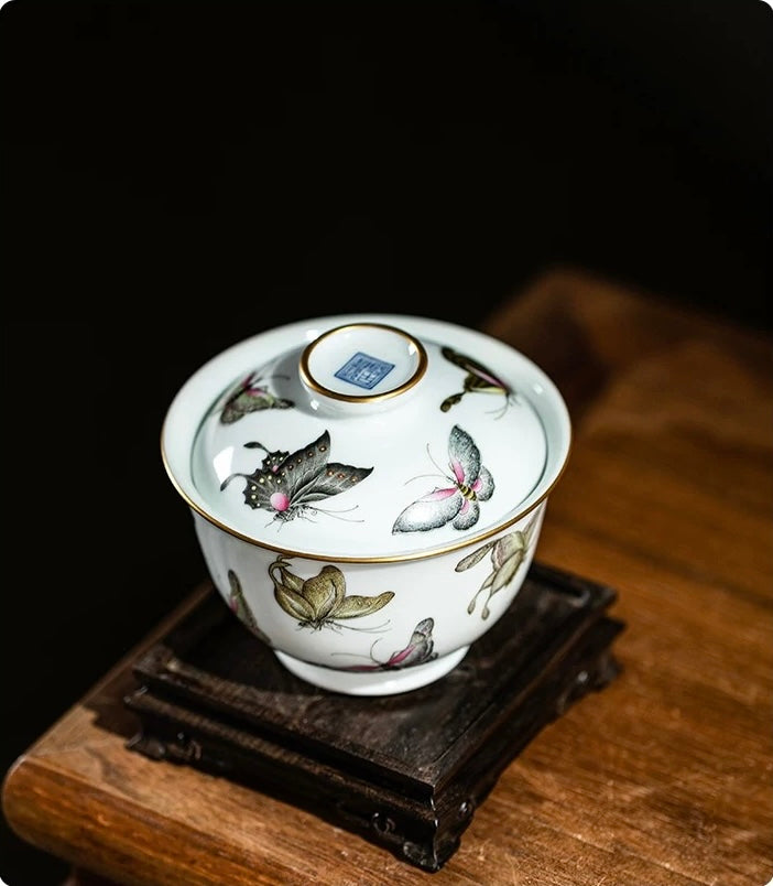Hand-painted Butterflies gai wan