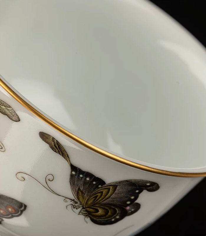 Hand-painted Butterflies gai wan