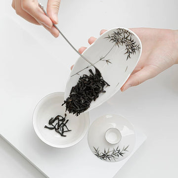 Ink Wash Painting tea scoop