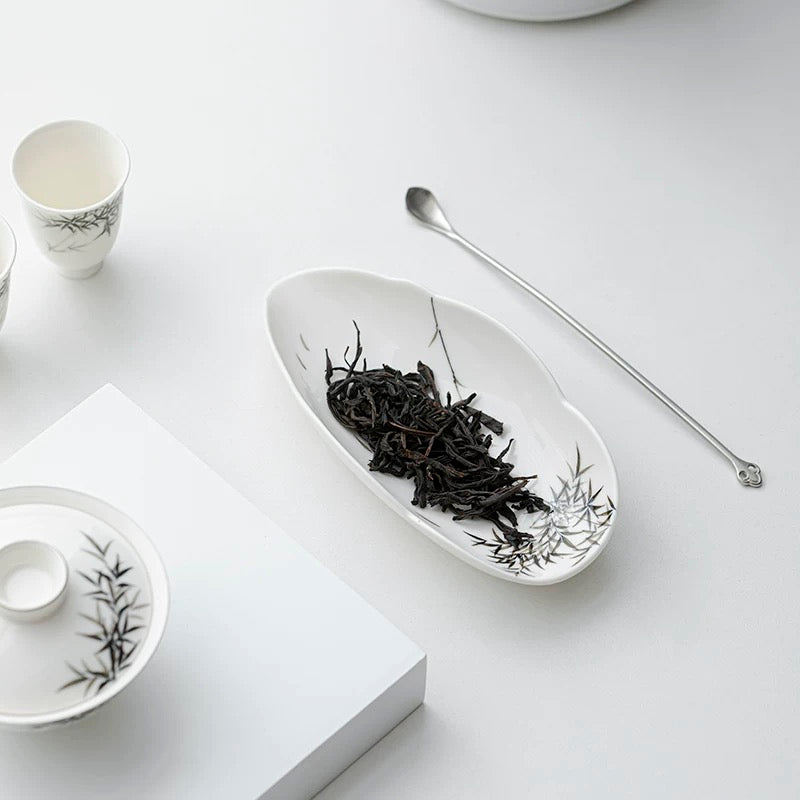 Ink Wash Painting tea scoop