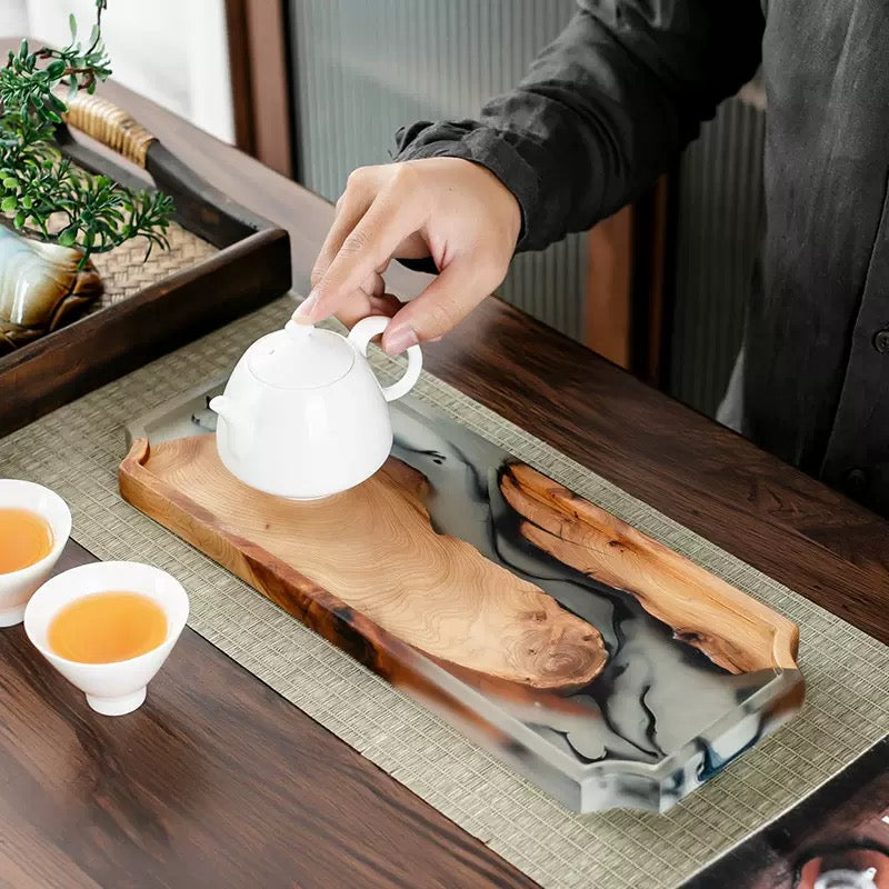 Resin Wood tea tray