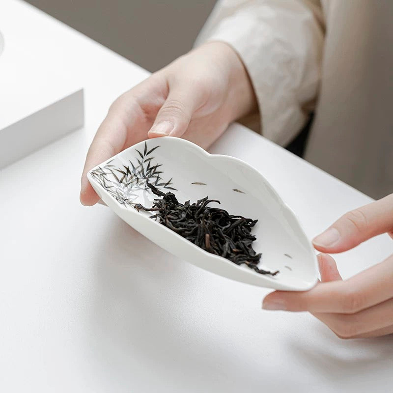 Ink Wash Painting tea scoop