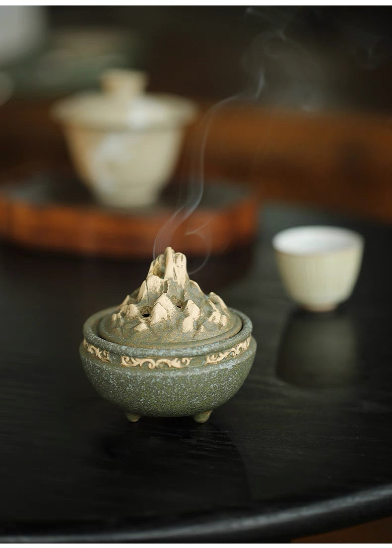 Ceramic incense burner