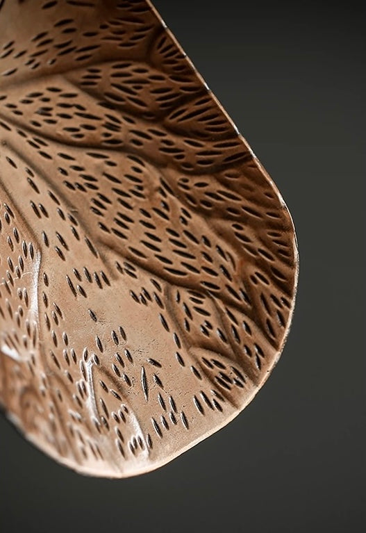 Copper Lotus tea scoop