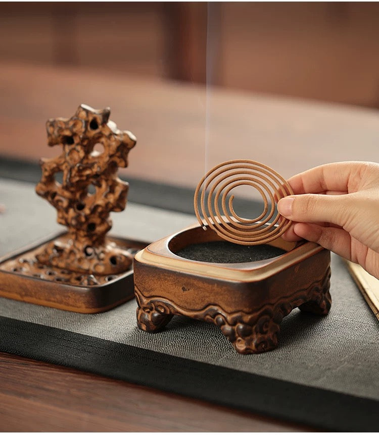 Carving Taihu Stones  incense burner