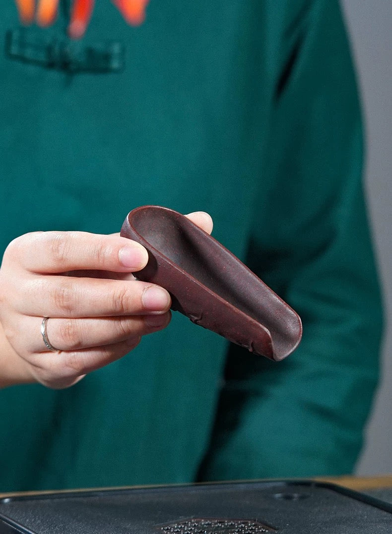 Bronze Clay tea scoop