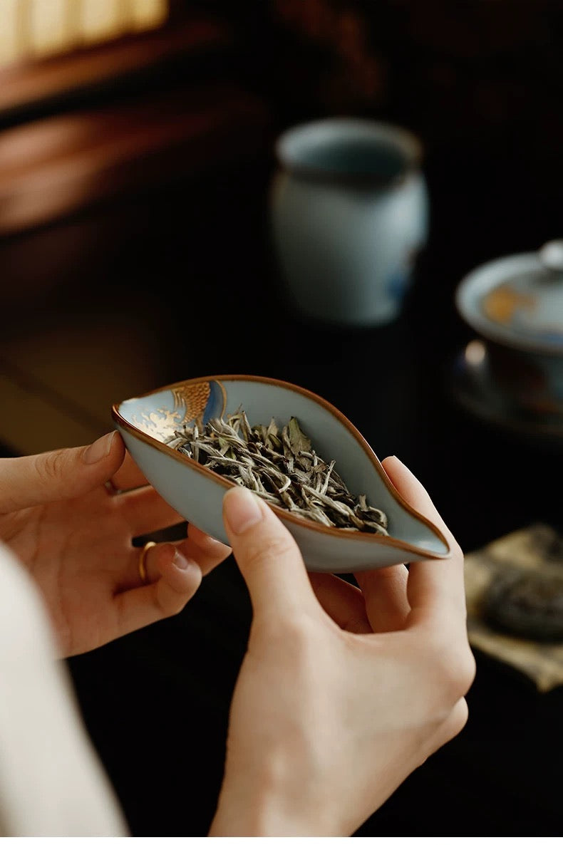 Sky Blue tea scoop