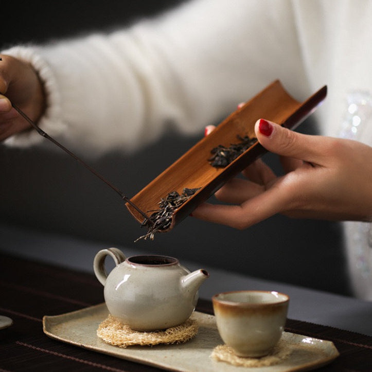 Natural Bamboo tea scoop