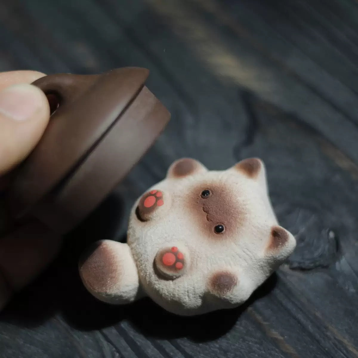 Lie And Win The Kitten tea pet