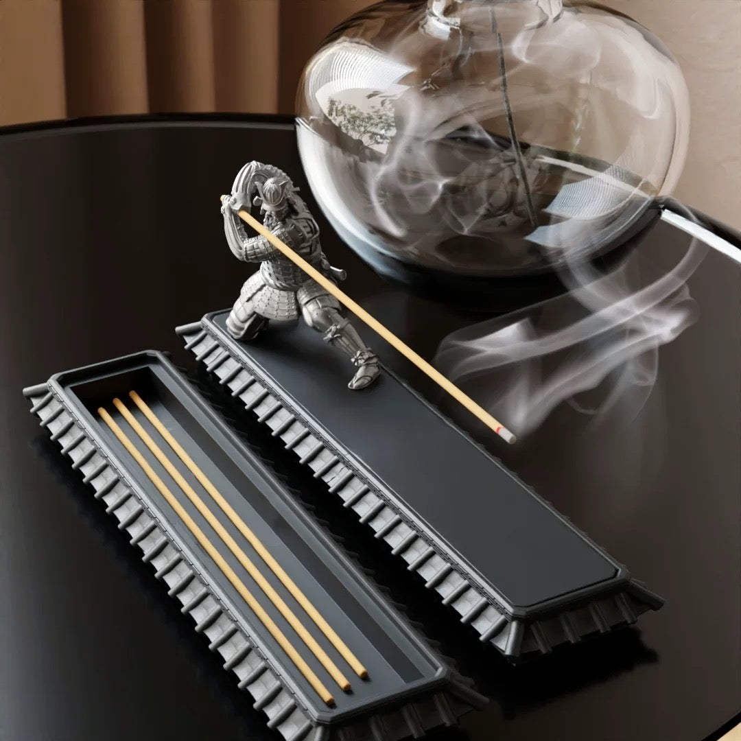 Samurai incense burner