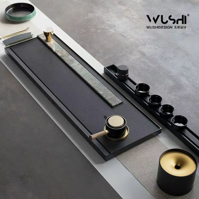 Wu Shi Black Gold Stone tea tray