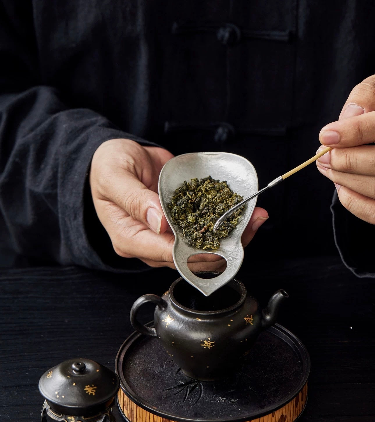 Tin Gourd tea scoop