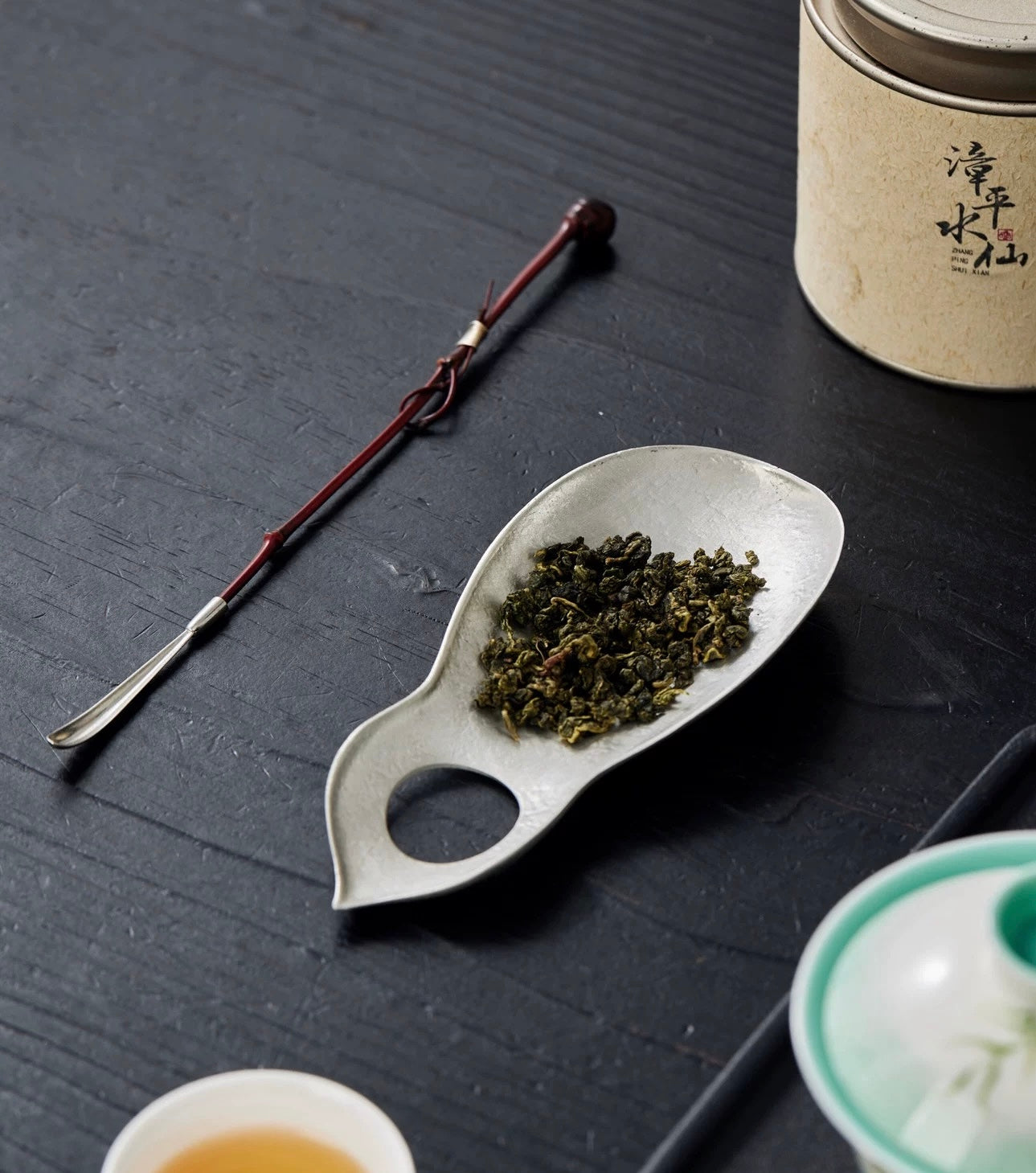 Tin Gourd tea scoop