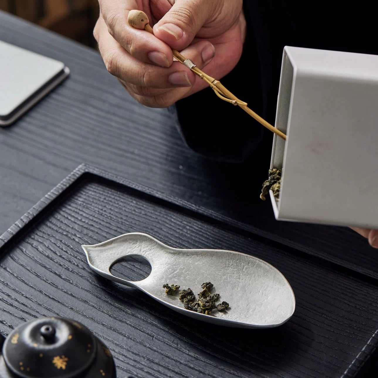 Tin Gourd tea scoop