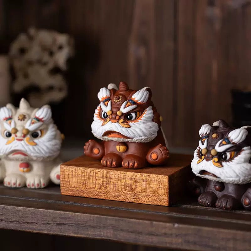 Lion Dance tea pet