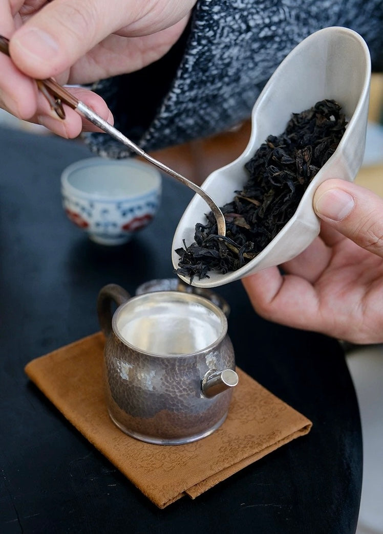 Silver Ingot tea scoop
